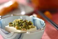 前日準備！電子レンジで温豆腐