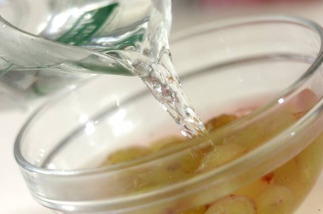 ブドウのグラニテの作り方の手順2