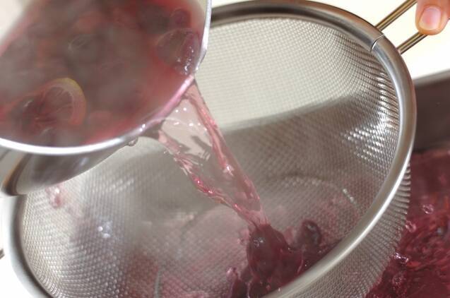 ブドウのグラニテの作り方の手順3