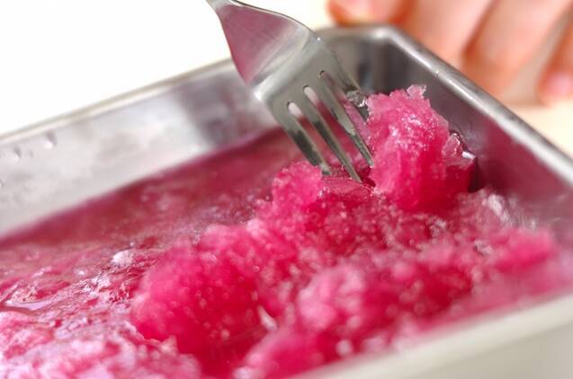 ブドウのグラニテの作り方の手順4