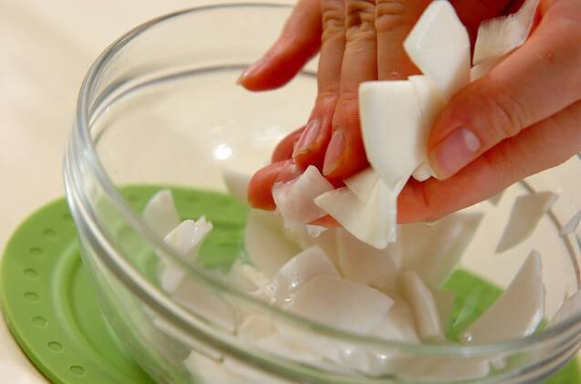 とろろ昆布とカブのお漬物の作り方の手順1