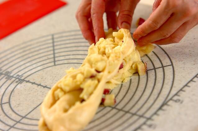 ごろっとおさつパンの作り方の手順7