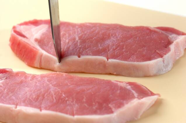 奥深い辛さ豚肉の七味みそ焼きの作り方の手順1