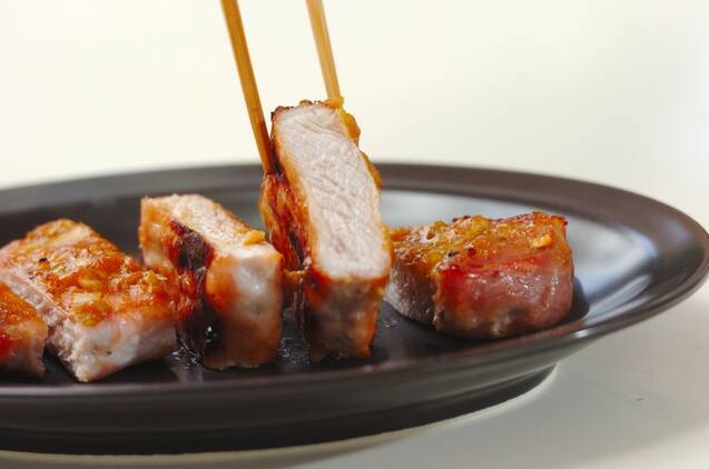 奥深い辛さ豚肉の七味みそ焼きの作り方の手順5