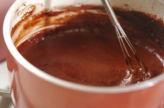 チョコレートムースケーキの作り方の手順17