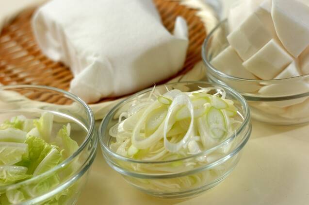 簡単豚汁の作り方の手順1