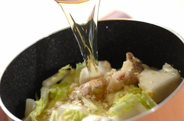 簡単豚汁の作り方の手順3