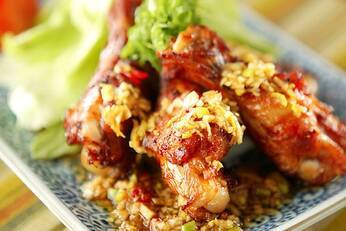 ゆで手羽元の唐揚げ