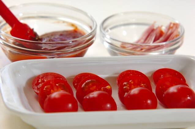 フランスパンをおしゃれにアレンジ 簡単朝食プレート by金丸 利恵さんの作り方の手順1