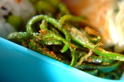 ピーマンのカレー炒め