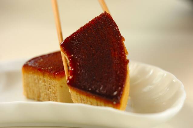 カラメルバームクーヘンの作り方の手順2