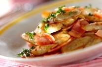 ゴボウのバターソテー