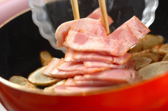 ゴボウのバターソテーの作り方の手順3