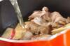 豚とサツマイモのみそ汁の作り方の手順3