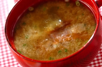 とろろ入りかちゅーゆ(かつお湯)