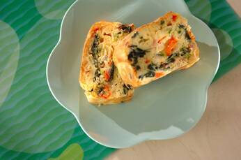 ホウレン草の簡単ケークサレ