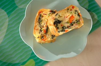 ホウレン草の簡単ケークサレ