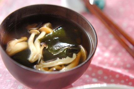シメジのお吸い物