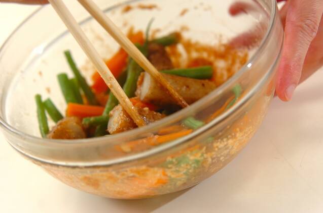 新ゴボウのゴマみそ和えの作り方の手順6