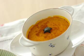 フライパンで作る！簡単カボチャのプリン