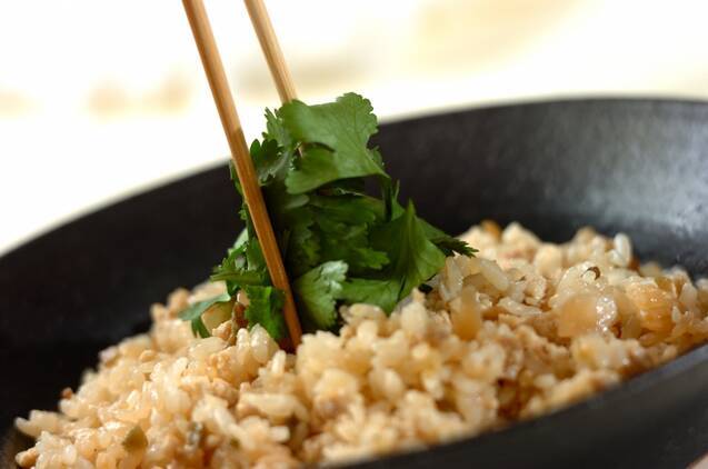 ザーサイの炊き込みご飯の作り方の手順4