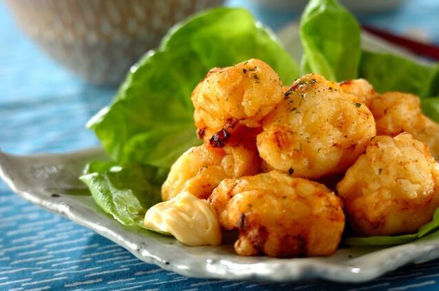 ふんわりイカ揚げ