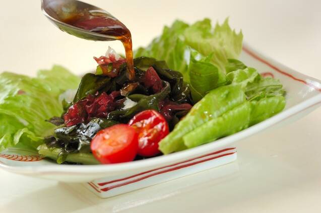 海藻の和風サラダの作り方の手順3