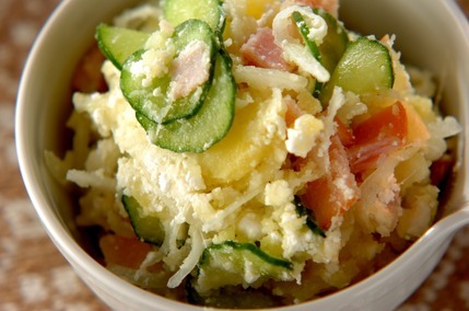 カッテージチーズ入りポテトサラダ