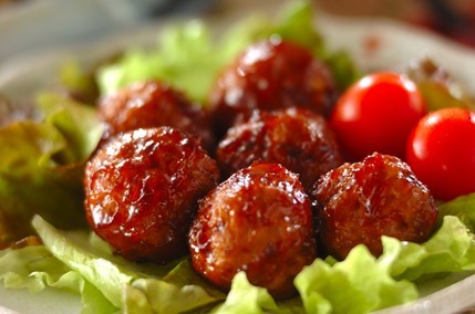 肉団子の照り焼き
