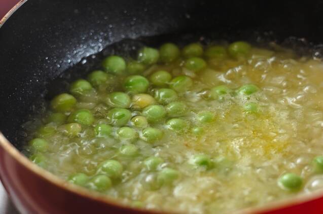 エンドウ豆の冷製スープの作り方の手順4