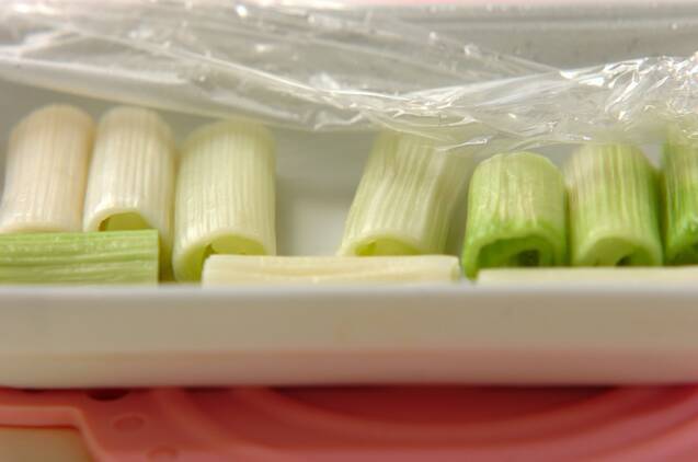 白ネギのマリネの作り方の手順2