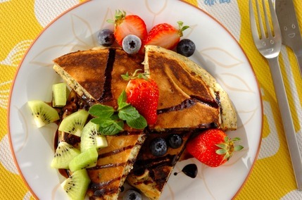 ゴマ豆腐パンケーキ