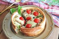 器も食べられるキノコ豆乳グラタン