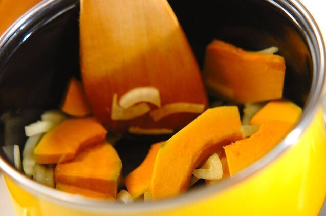 カボチャのポタージュの作り方の手順3