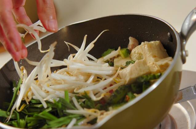 豚肉入りゴーヤチャンプルの作り方の手順7