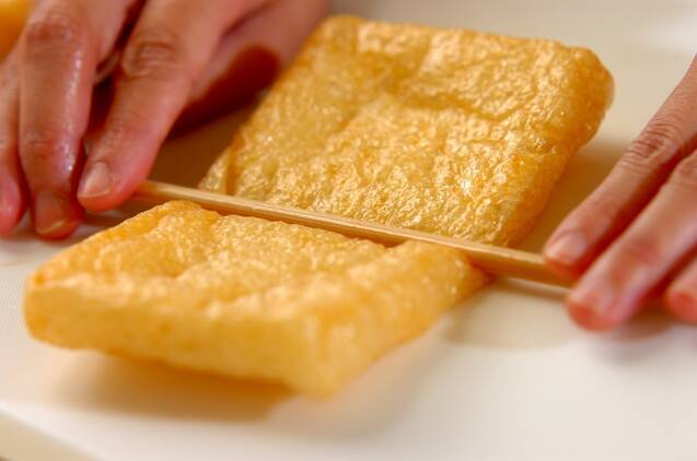 卵とジャガイモの袋煮の作り方の手順1