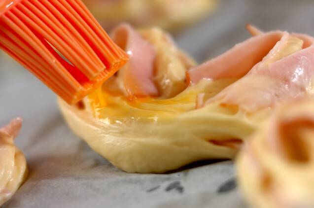 ハートのハムロールの作り方の手順13