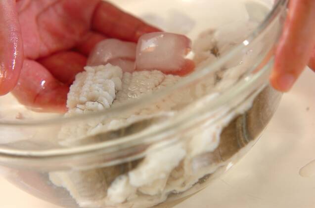 ハモの梅肉ダレ添えの作り方の手順5