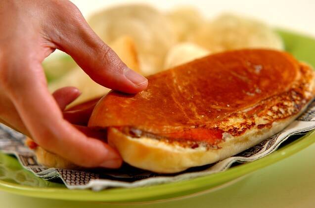 なんちゃってパニーニの作り方の手順4