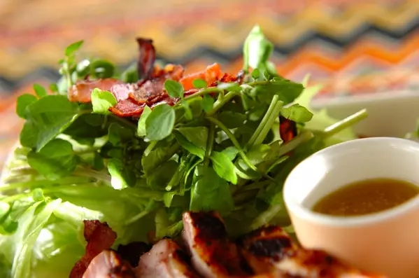 主役級のおいしさ!クレソンとベーコンのマスタードサラダ by 松崎 恵理さん