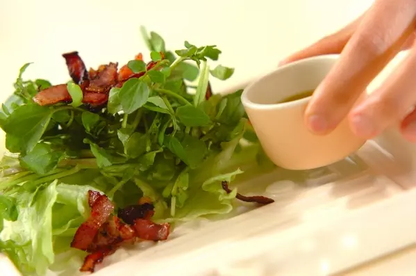 主役級のおいしさ!クレソンとベーコンのマスタードサラダ by 松崎 恵理さんの作り方3