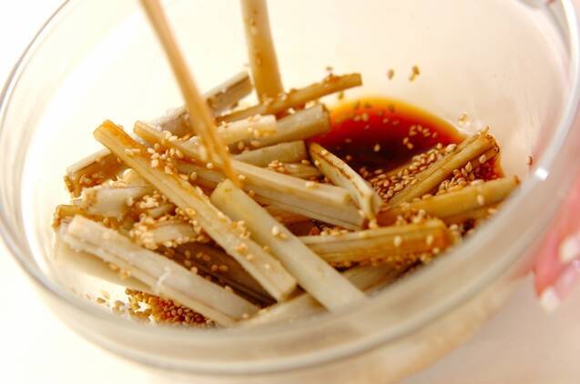 たたかない、たたきゴボウの作り方の手順3