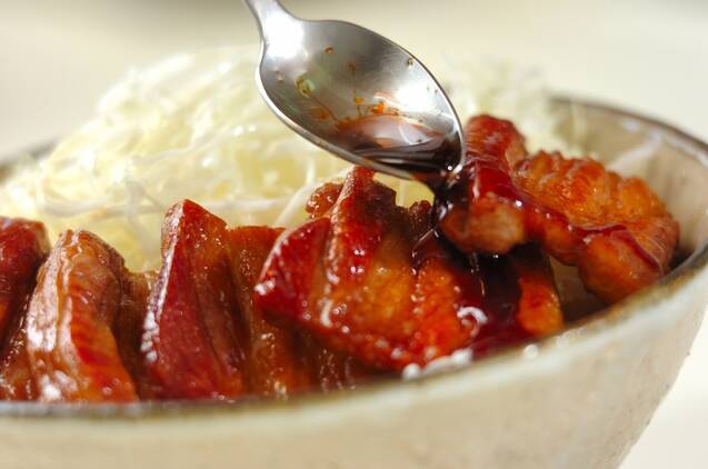 こってりコク旨！豚バラ丼の作り方の手順4