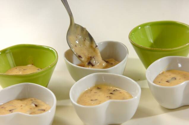 バレンタインチョコバナナ蒸しパンの作り方の手順3