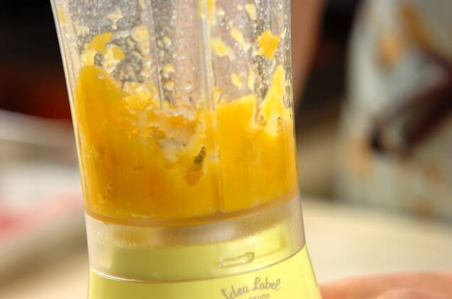 黄桃ミルクプリンの作り方の手順5