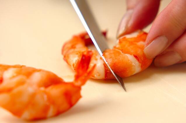 エビとブロッコリーのサラダの作り方の手順1