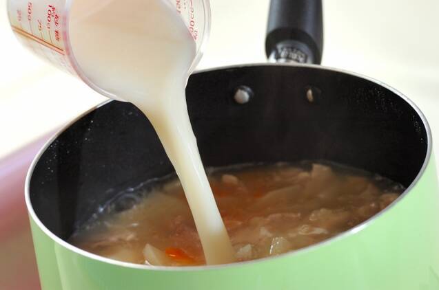 まろやか豚汁の作り方の手順3