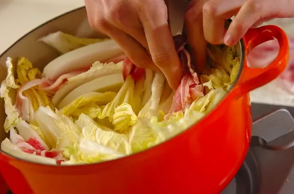 カマンベール鍋の作り方2