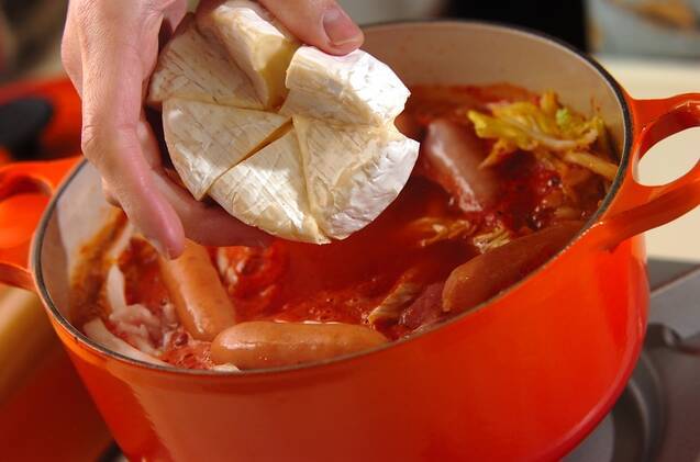 カマンベール鍋の作り方の手順6