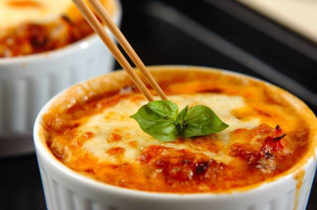 ざく切りトマトのジューシーグラタンの作り方の手順5